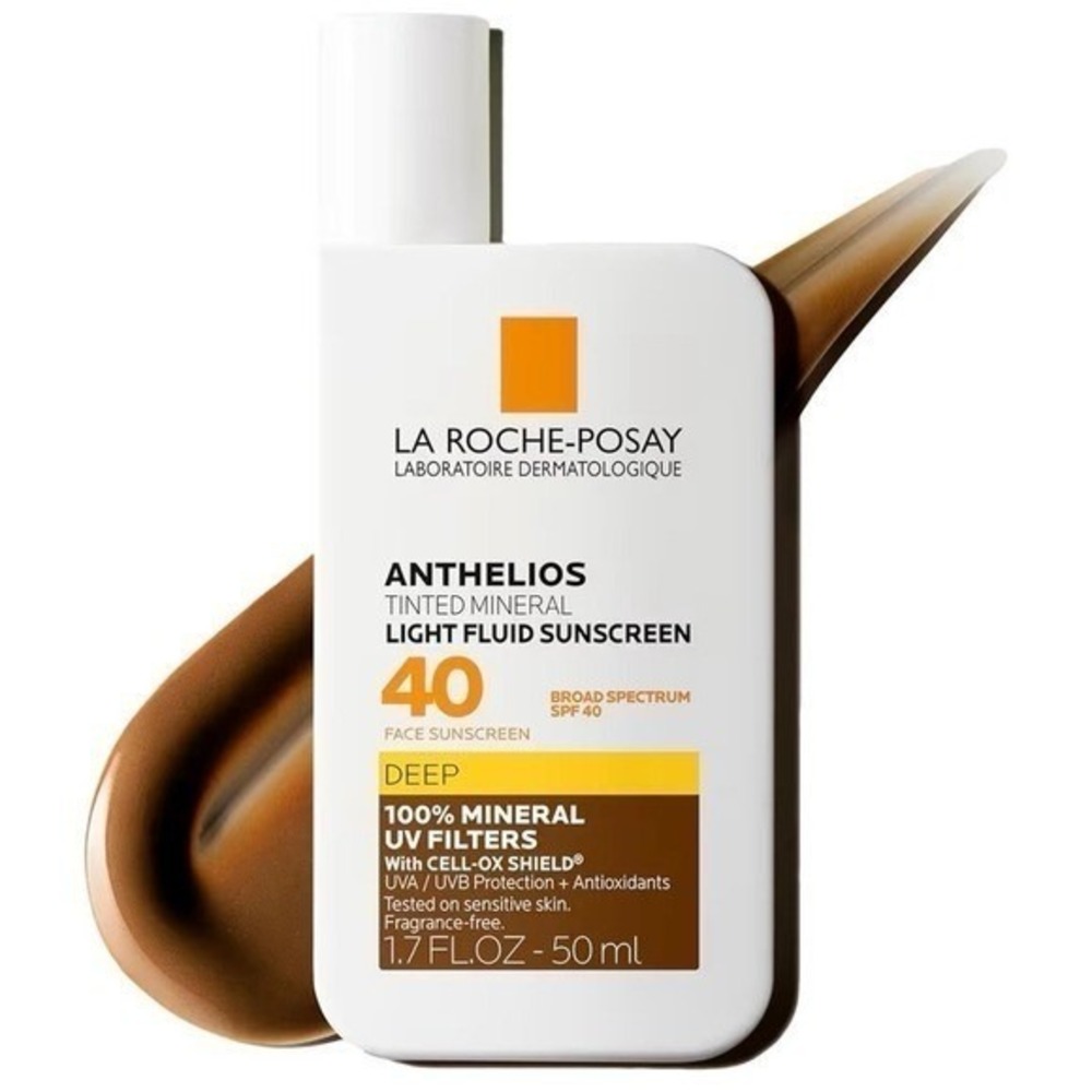 La Roche-Posay Anthelios Tinted Mineral Light Sunscreen SPF 40 Deep 1.7 oz